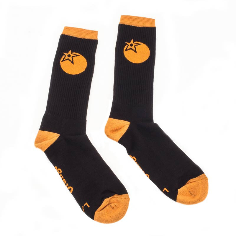 Orange riding socks